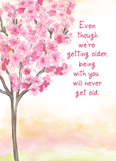 Funny Birthday Card - “Cherry Blossom Bday” from CardFool.com